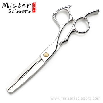 6.0" Antler Teeth Hair Thinning Scissors Professional